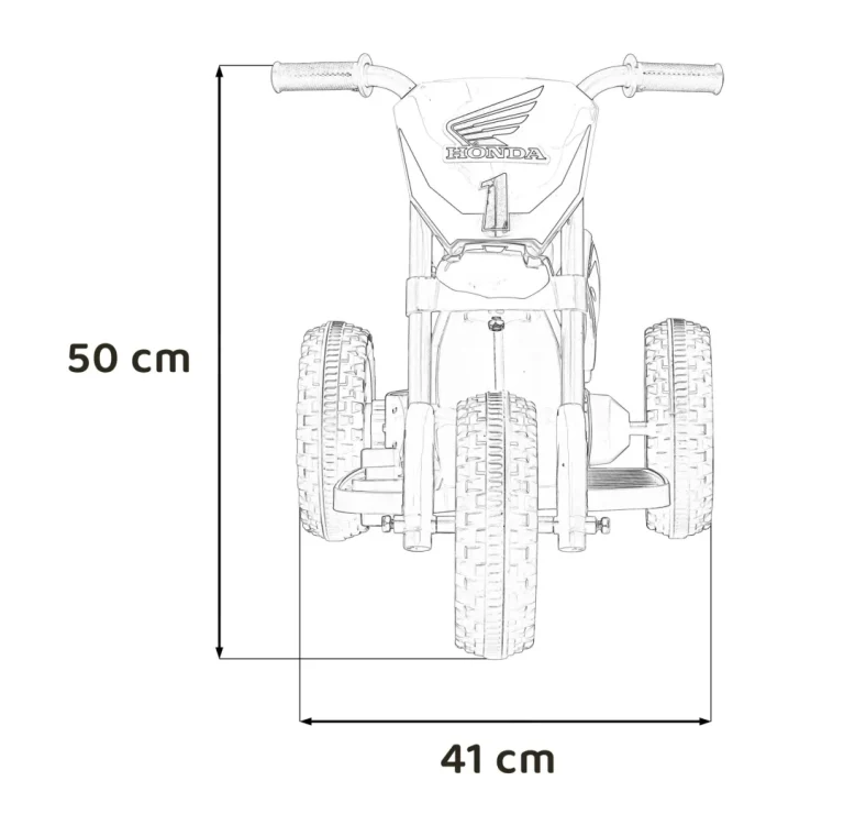 Honda Crf 450r Dječji Kros Motocikl Na Baterije, Zeleni + 3 Kotača + Gumena Gazišta + Truba, Zelena Motor Na Akumulator 2