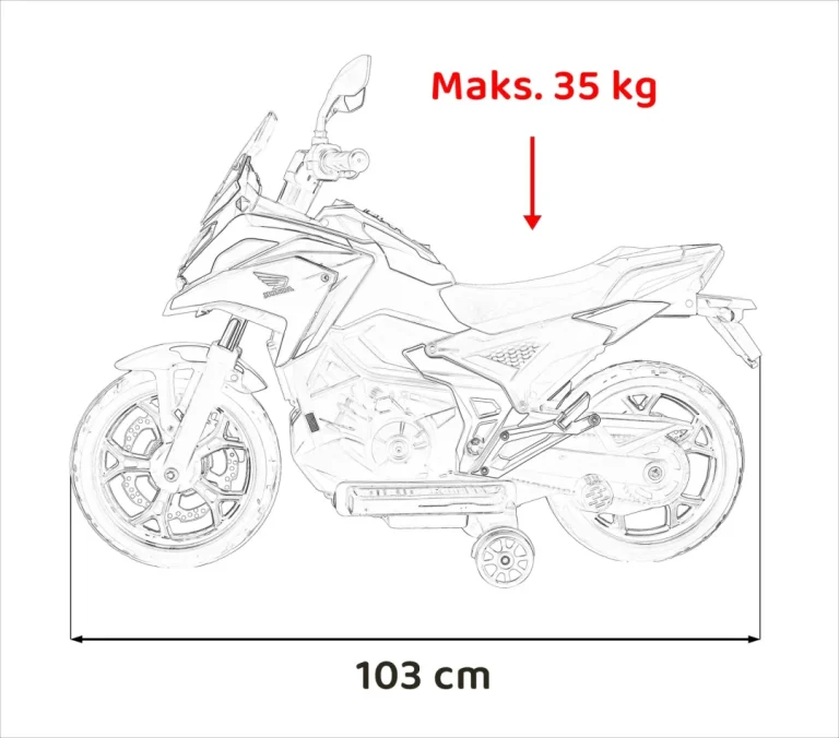 Honda Nc750x Bijeli Motocikl, Bijela Motor Na Akumulator 3