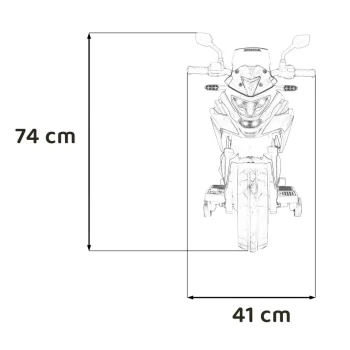 Honda Nc750x Plavi Motocikl, Plava Motor Na Akumulator 2