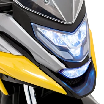 Honda Nc750x žuti Motocikl, žuta Motor Na Akumulator 16