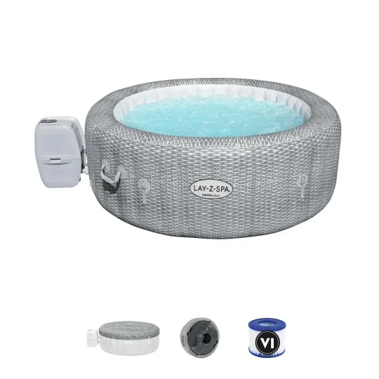 Honolulu Lay Z Spa Airjet Jacuzzi S Masažom Bestway Za 4 Osobe + Navlaka + Pumpa + Filter 1