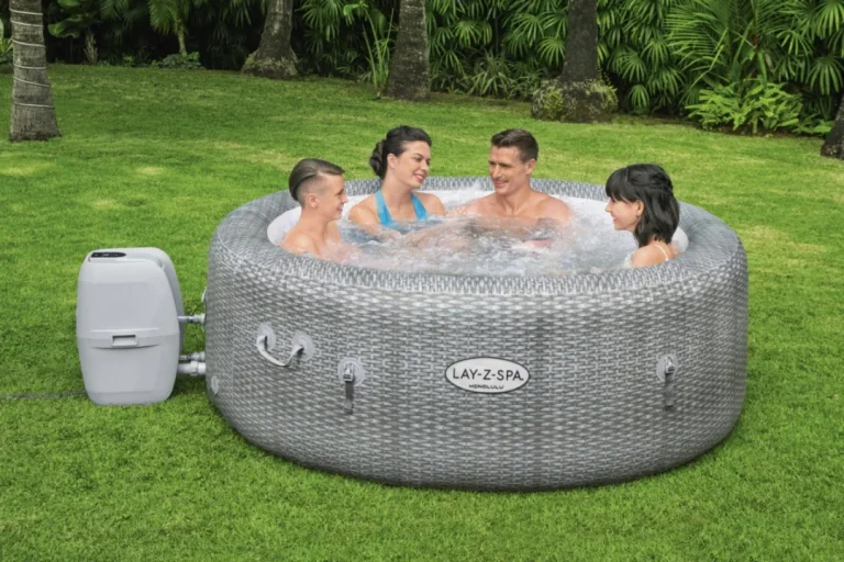 Honolulu Lay Z Spa Airjet Jacuzzi S Masažom Bestway Za 4 Osobe + Navlaka + Pumpa + Filter 5