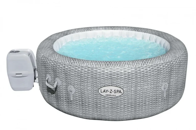Honolulu Lay Z Spa Airjet Jacuzzi S Masažom Bestway Za 4 Osobe + Navlaka + Pumpa + Filter 6