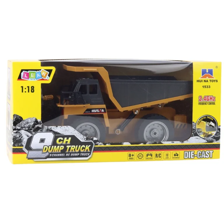 Huina Rc Kiper Kamion žuti 9 Kanalni 1:18 4