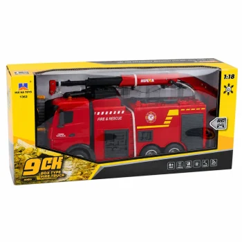 Huina Rc Vatrogasno Vozilo S Dizalicom I Vodenim Topom 1:18 5
