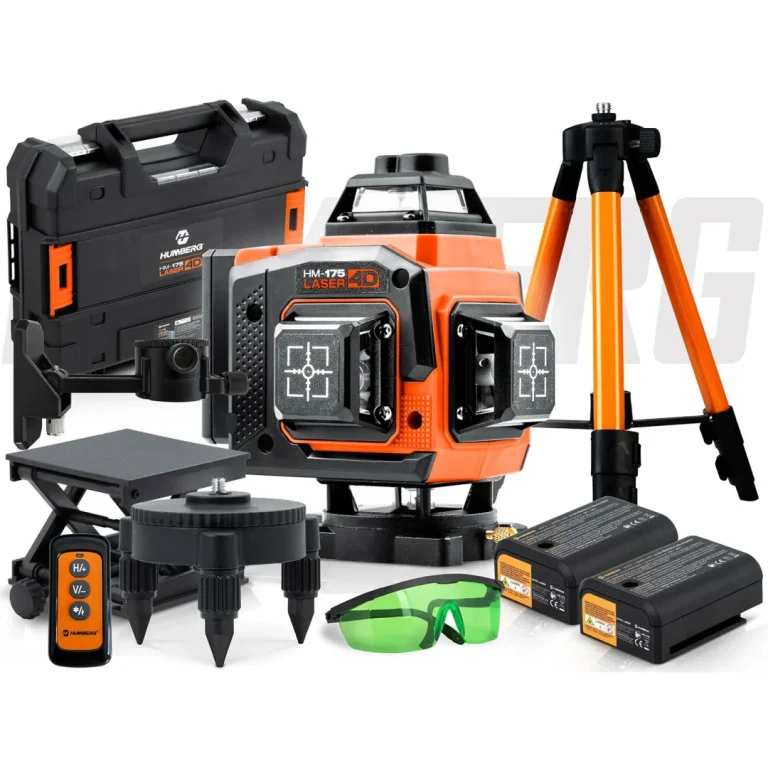 Humberg Hm 175 Križni Laserski Nivelir U Koferu + Pribor 11