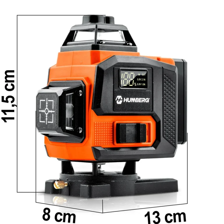 Humberg Hm 175 Križni Laserski Nivelir U Koferu + Pribor 13
