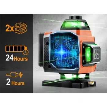 Humberg Hm 175 Križni Laserski Nivelir U Koferu + Pribor 8