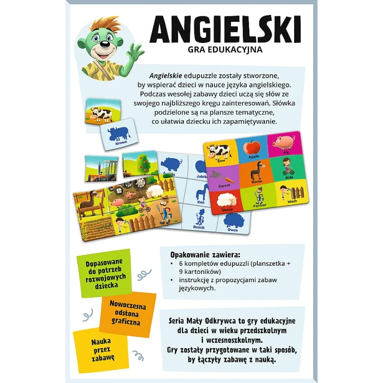 Igra Engleski / Mali Istraživač Trefl 02812 2