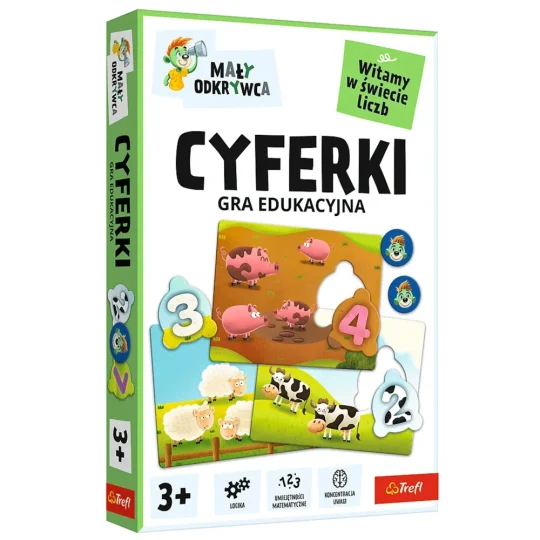 Igra Mali Istraživač Brojevi Trefl 02810 1