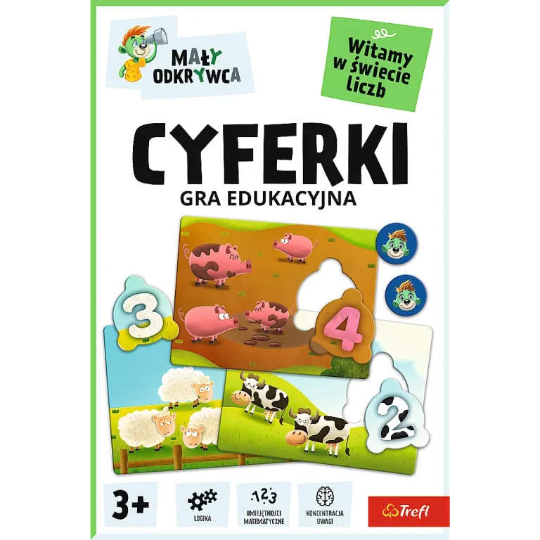 Igra Mali Istraživač Brojevi Trefl 02810 3