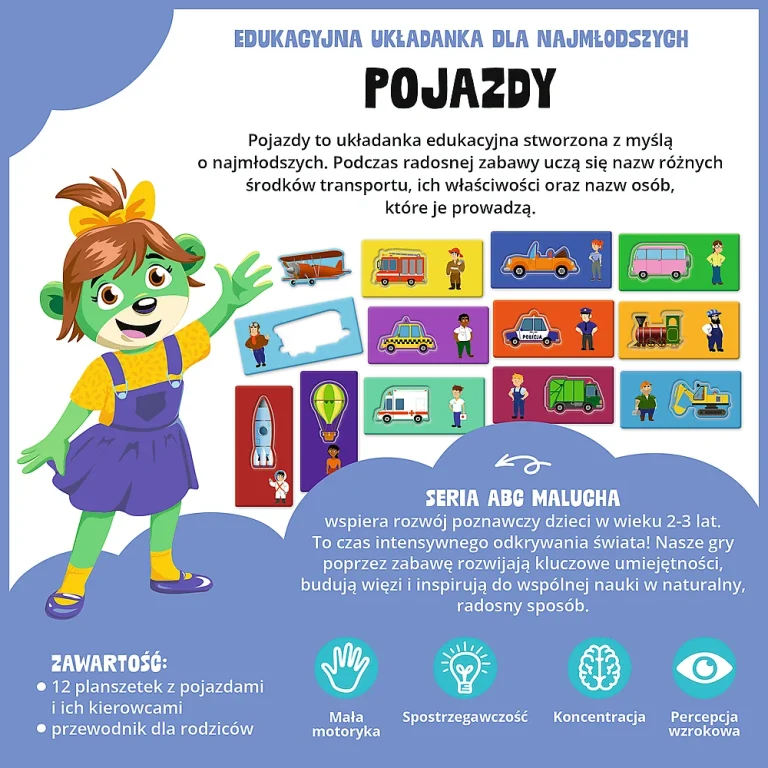 Igra Vozila Abeceda Za Malu Djecu Trefl 02907 6