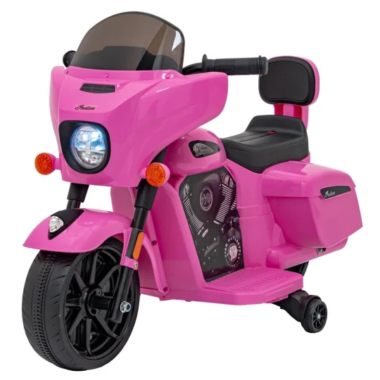 Indijsko Ružičasto Vozilo Chopper Motor Na Akumulator 1