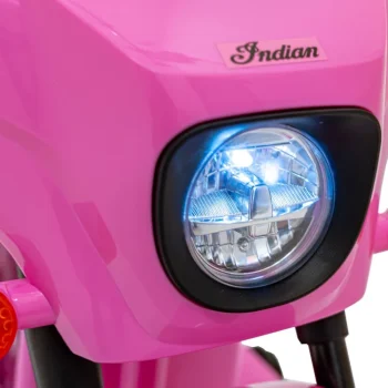 Indijsko Ružičasto Vozilo Chopper Motor Na Akumulator 14