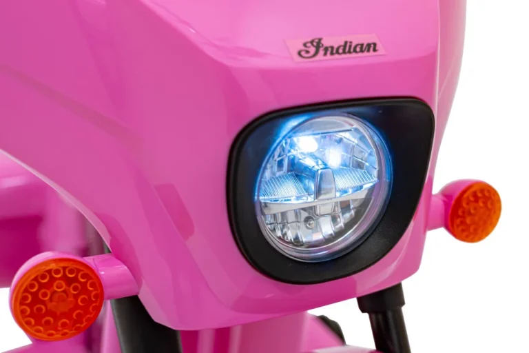 Indijsko Ružičasto Vozilo Chopper Motor Na Akumulator 14