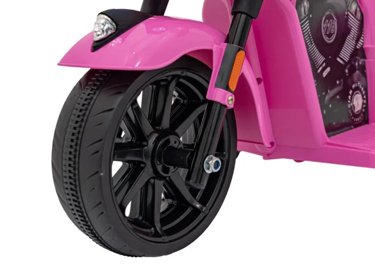 Indijsko Ružičasto Vozilo Chopper Motor Na Akumulator 15