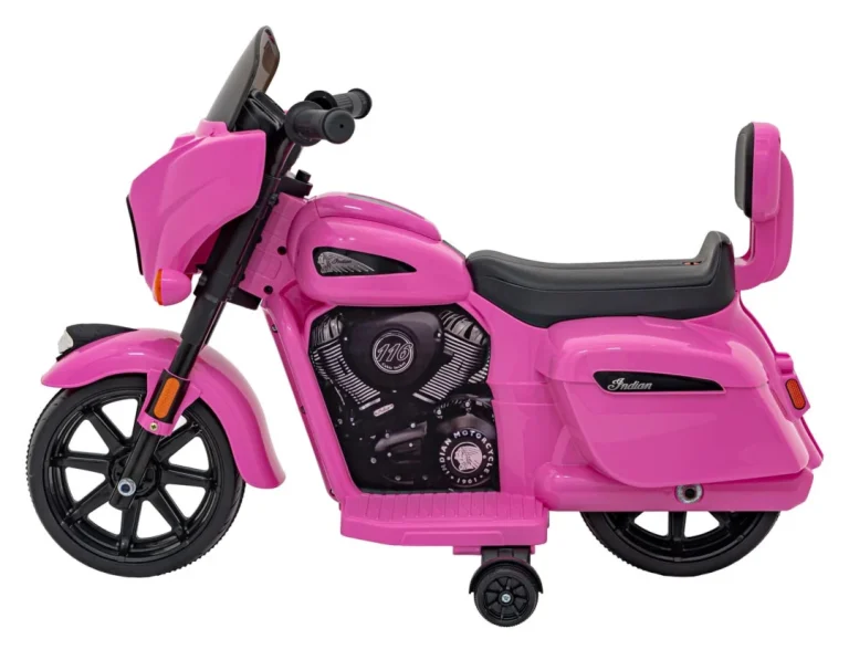 Indijsko Ružičasto Vozilo Chopper Motor Na Akumulator 6
