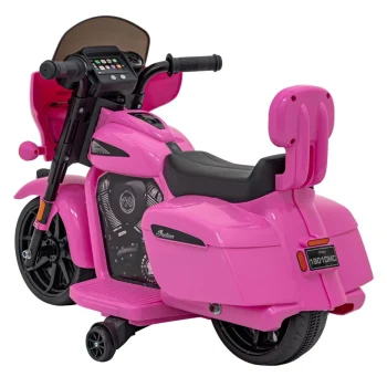 Indijsko Ružičasto Vozilo Chopper Motor Na Akumulator 7