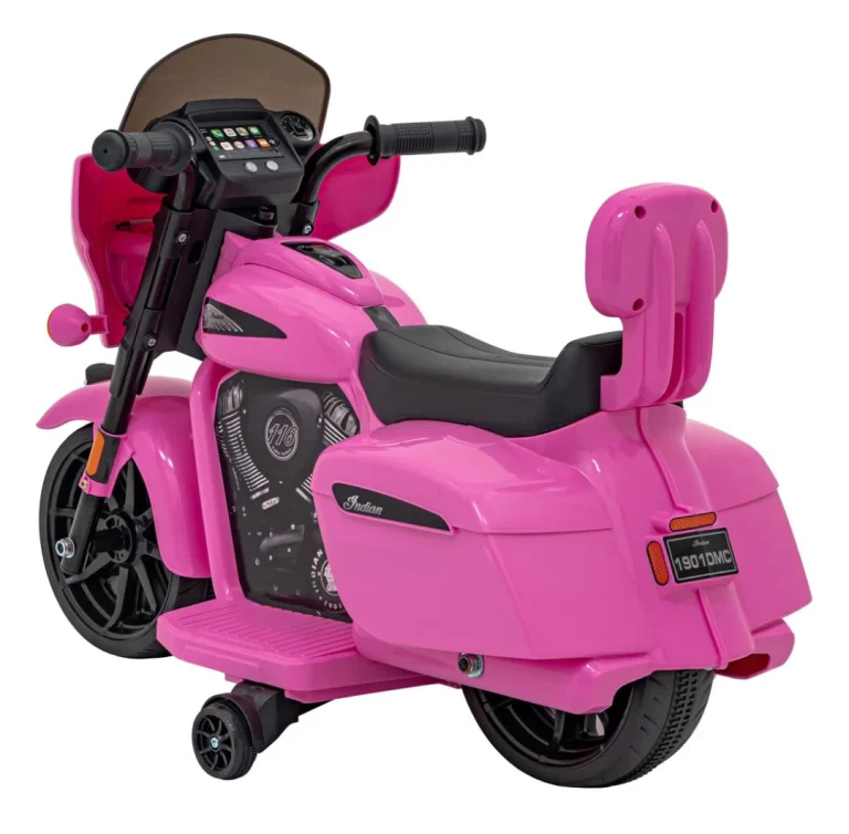 Indijsko Ružičasto Vozilo Chopper Motor Na Akumulator 7