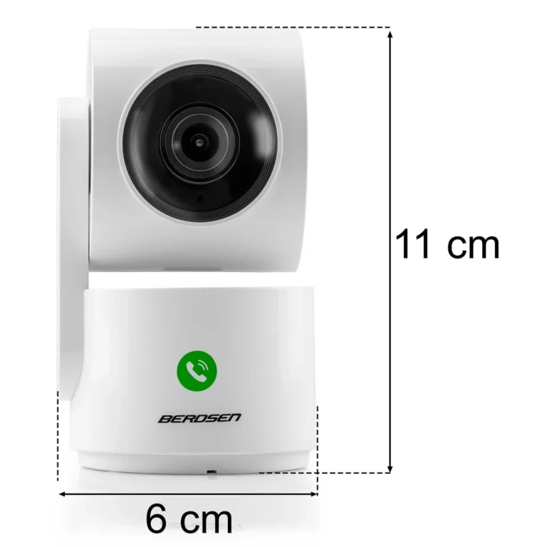 Ip Kamera 3mp Rotirajući Monitor Za Bebe Berdsen Bd 942 Bijela 19
