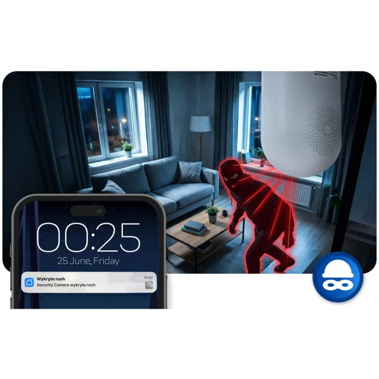 Ip Kamera 5mp Rotirajući Monitor Za Bebe Berdsen Bd 941 Bijela 11