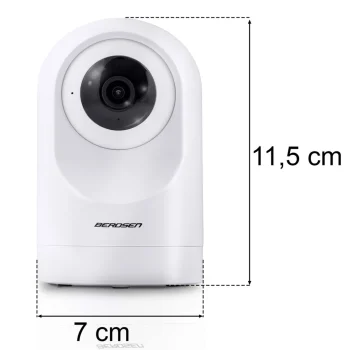 Ip Kamera 5mp Rotirajući Monitor Za Bebe Berdsen Bd 941 Bijela 18