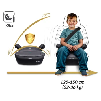 Isofix Autosjedalo Nukido Louis 22–36 Kg, Siva, Var. 710201 10
