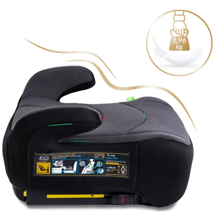 Isofix Autosjedalo Nukido Louis 22–36 Kg, Siva, Var. 710201 5