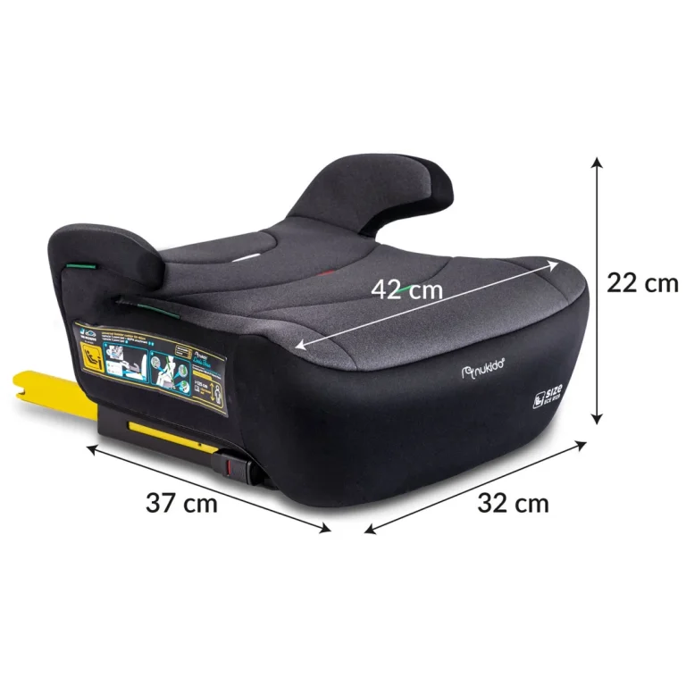 Isofix Autosjedalo Nukido Louis 22–36 Kg, Siva, Var. 710201 8