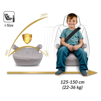 Isofix Autosjedalo Nukido Louis 22–36 Kg, Siva, Var. 710202 10