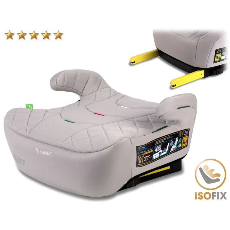 Isofix Autosjedalo Nukido Louis 22–36 Kg, Siva, Var. 710202 4