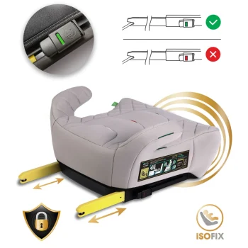 Isofix Autosjedalo Nukido Louis 22–36 Kg, Siva, Var. 710202 7