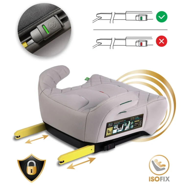 Isofix Autosjedalo Nukido Louis 22–36 Kg, Siva, Var. 710202 7