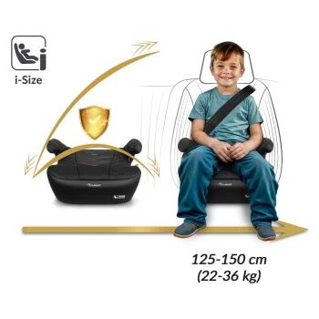 Isofix Autosjedalo Nukido Louis 22–36 Kg, Siva 10