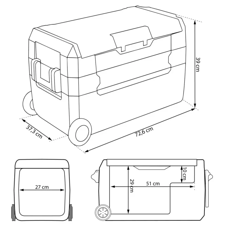 Icemax 400 Berdsen Kompresorski Putni Hladnjak Od 32 Litre Crni 6