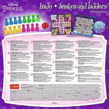 Igra 2u1 Kinez / Zmije I Ljestve Princeza Disney Princeza Trefl 02418 3