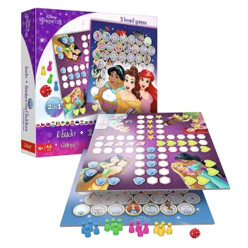 Igra 2u1 Kinez / Zmije I Ljestve Princeza Disney Princeza Trefl 02418 4
