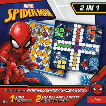 Igra 2u1 Kinez / Zmije I Ljestve Spider Man Trefl 02419 4