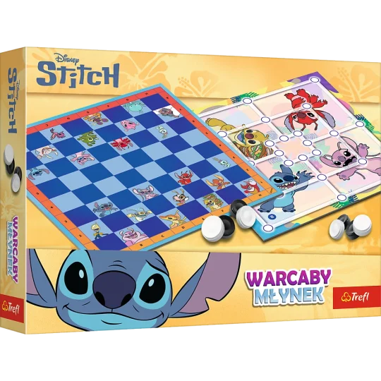 Igra Dame I Mlin Lilo I Stitch Trefl 02799 1
