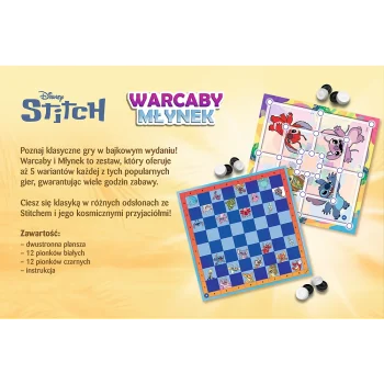 Igra Dame I Mlin Lilo I Stitch Trefl 02799 3