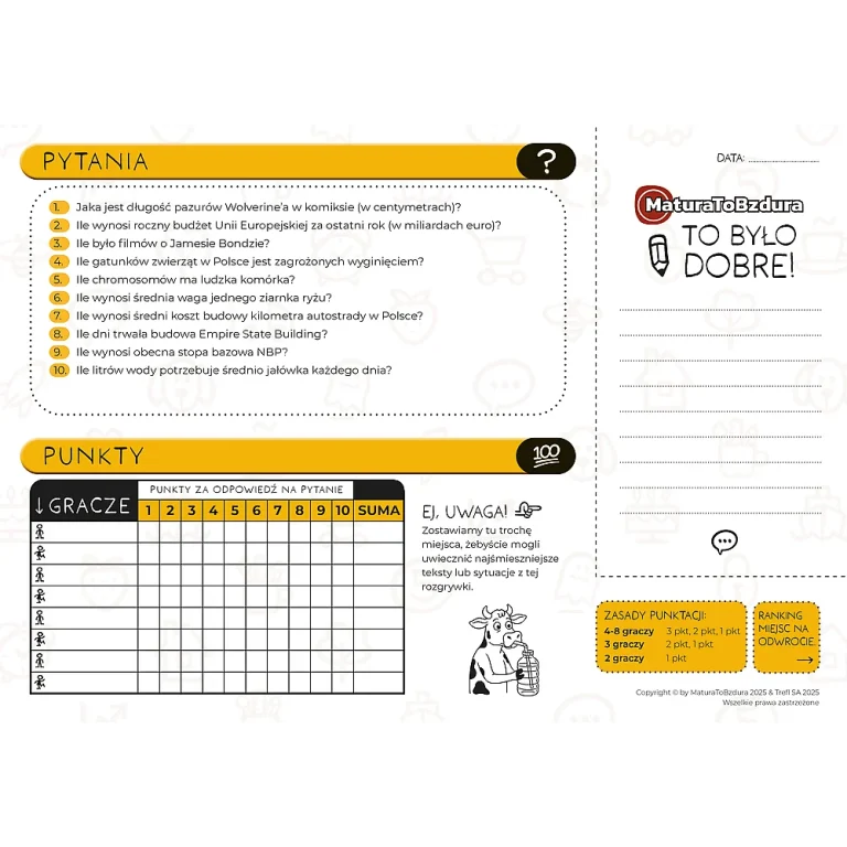 Igra Maturatobzdura Quiz Trefl 30071 2
