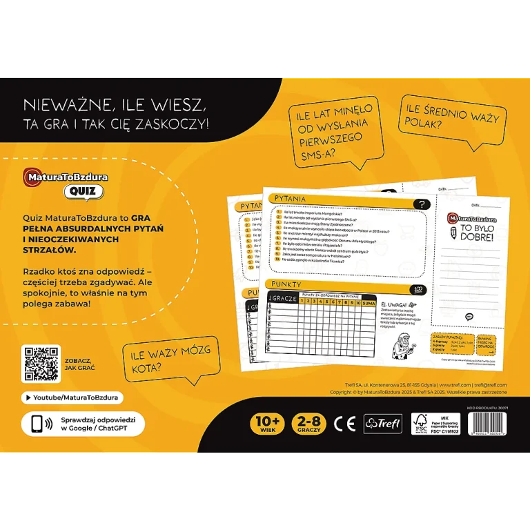 Igra Maturatobzdura Quiz Trefl 30071 6