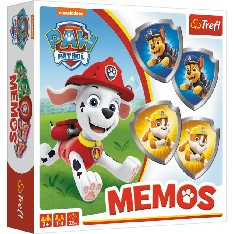 Igra Pamćenja Paw Patrol Memos Trefl 01892 1