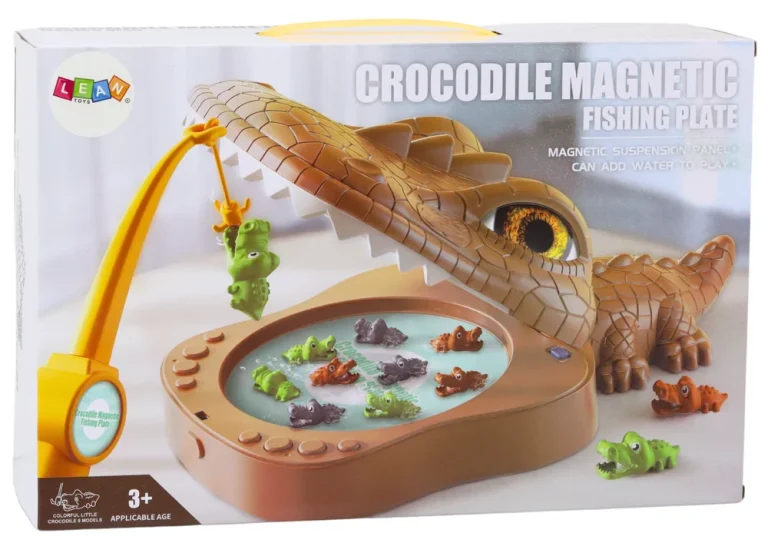 Igra Ribolova Krokodila Magnetski Smeđi Krokodil 5