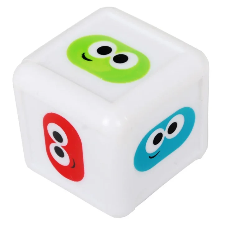 Igra Spretnosti Jenga Junior Za Djecu 3+. Nestabilni Toranj Od Kockica + Kolorne Grede, Višebojan 3