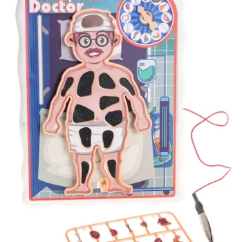 Igra Vještine Crazy Doctor Za Djecu 4+ Ploča S Pacijentom + 12 Organa + Pinceta 2