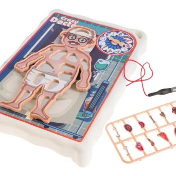 Igra Vještine Crazy Doctor Za Djecu 4+ Ploča S Pacijentom + 12 Organa + Pinceta 3