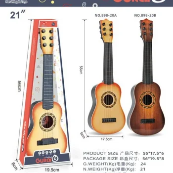 Igraća Klasična Gitara Svijetlosmeđa 3+ 6 žica 2
