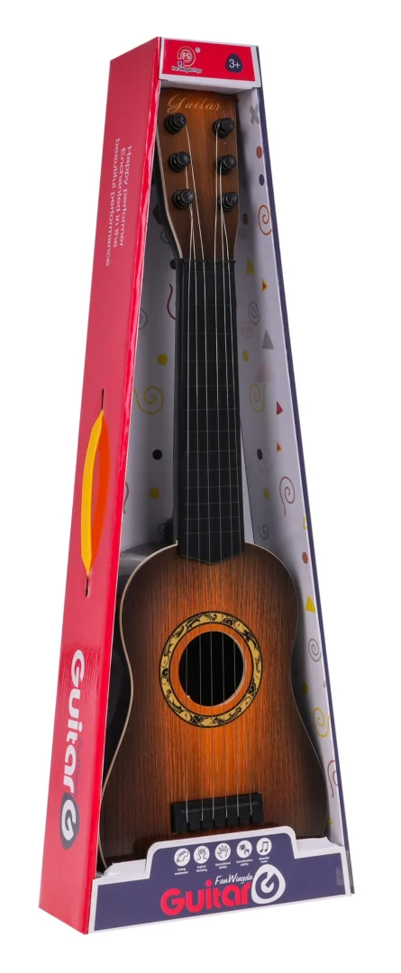 Igraća Klasična Gitara Tamnosmeđa 3+ 6 žica 7