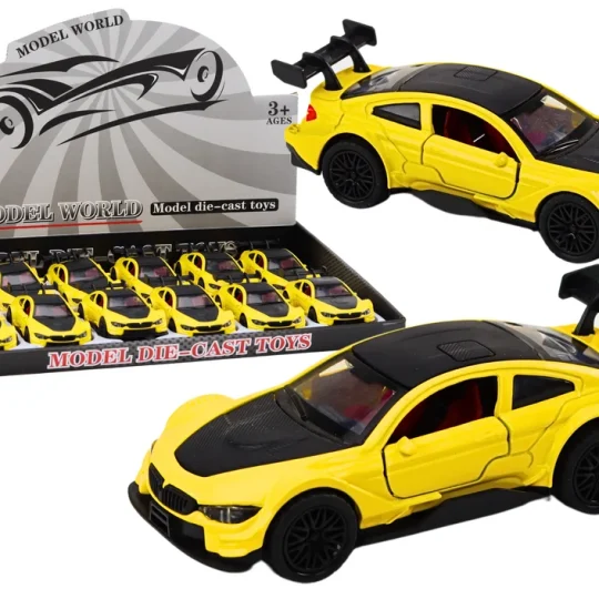 Igračka Automobil Sportski Automobil 1:32 Trenje Pogon Metal Žuti 1